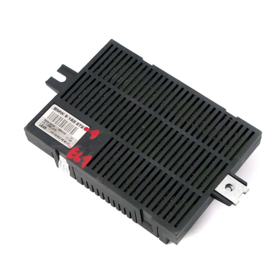 Light Control Module Unit LM2 LMII E6X LWR Lear to BMW 5 Series E61 with Part number 9153272 BMW 5 Series E61 Light Control Module Unit LM2 LMII E6X LWR Lear - SKU 9153272-1 - Part number 9153272