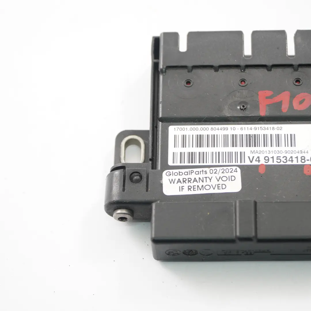 BMW F10 F11 B Plus Verteiler Vorne Stromverteilung Steuergerät - SKU 9153418-2 - Teilenummer 9153418
