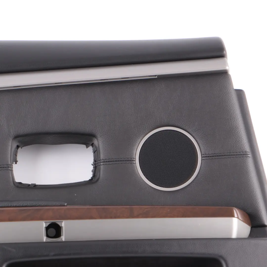 Door Card Rear Left N/S Door Lining Trim Panel Black Leather Pearl to BMW E65 E66 with Part number 9154471 BMW E65 E66 Door Card Rear Left N/S Door Lining Trim Panel Black Leather Pearl - SKU 9153541 - Part number 9154471