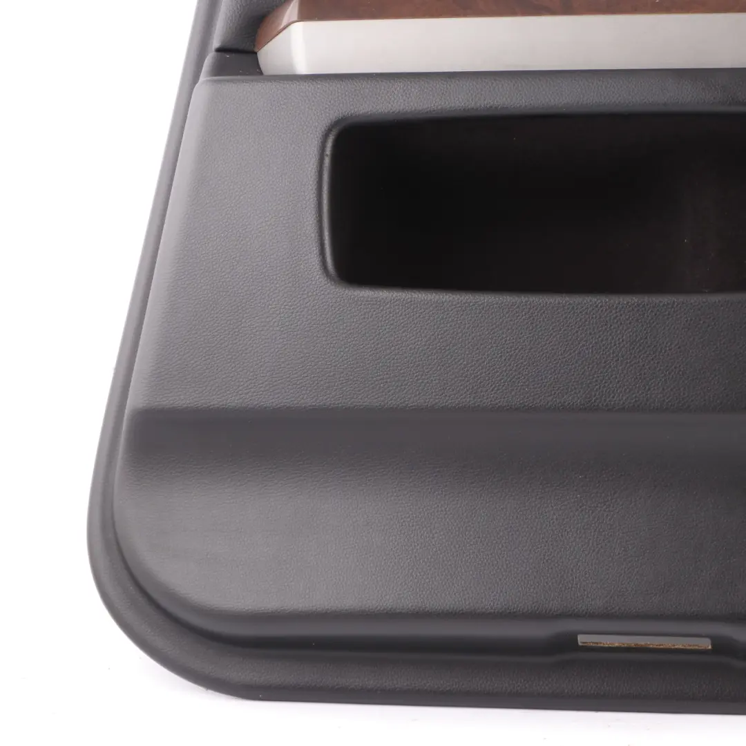 Door Card Rear Right O/S Door Lining Trim Panel Black Leather Pearl to BMW E65 E66 with Part number 9153542 BMW E65 E66 Door Card Rear Right O/S Door Lining Trim Panel Black Leather Pearl - SKU 9153542 - Part number 9153542