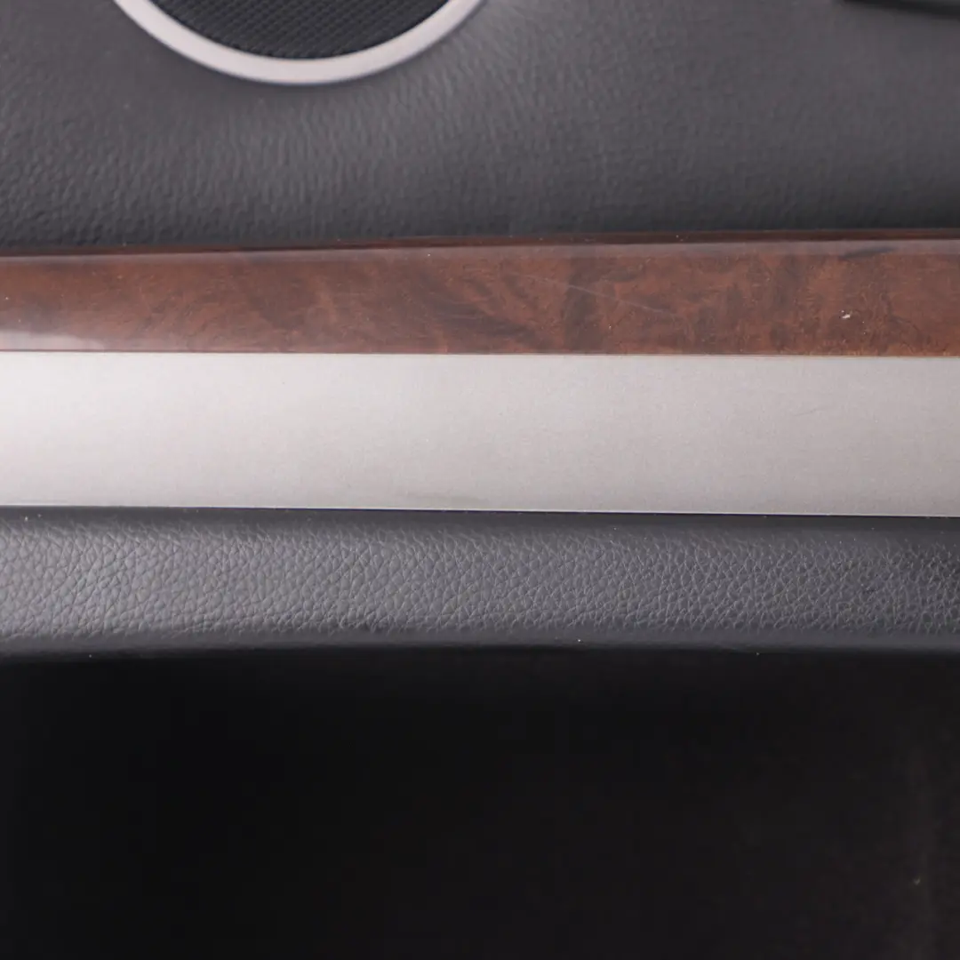 Door Card Rear Right O/S Door Lining Trim Panel Black Leather Pearl to BMW E65 E66 with Part number 9153542 BMW E65 E66 Door Card Rear Right O/S Door Lining Trim Panel Black Leather Pearl - SKU 9153542 - Part number 9153542