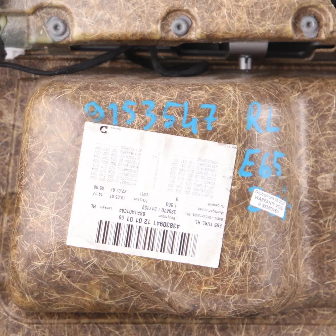 Door Card Rear Left N/S Lining Trim Panel Leather Pearl Beige to BMW E65 E66 with Part number 9153547 BMW E65 E66 Door Card Rear Left N/S Lining Trim Panel Leather Pearl Beige - SKU 9153547 - Part number 9153547