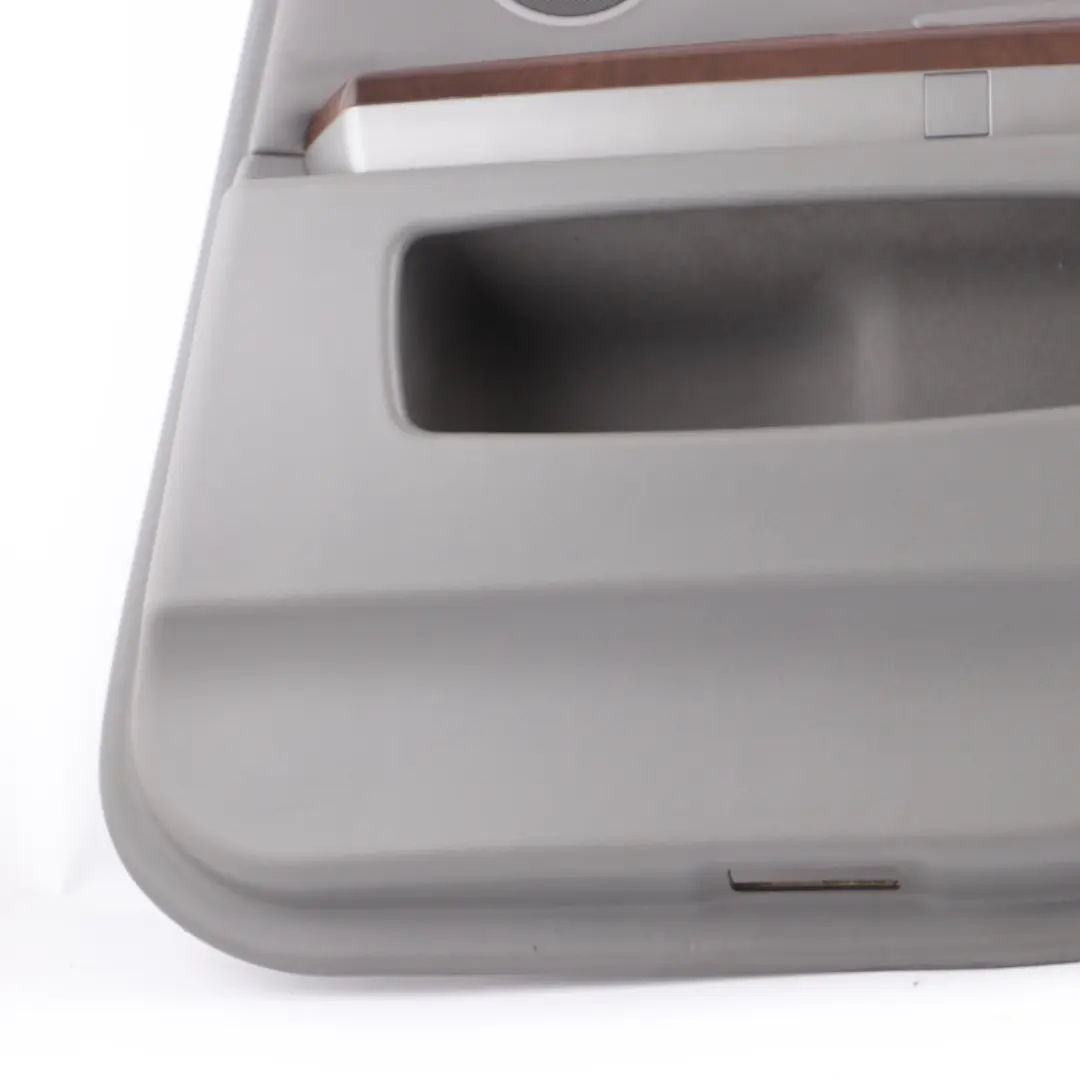 BMW E65 Scheda Porta Rivestimento Interno Posteriore Destro Pelle Nasca Grigio - SKU 9153596 - Numero di parte 9153596