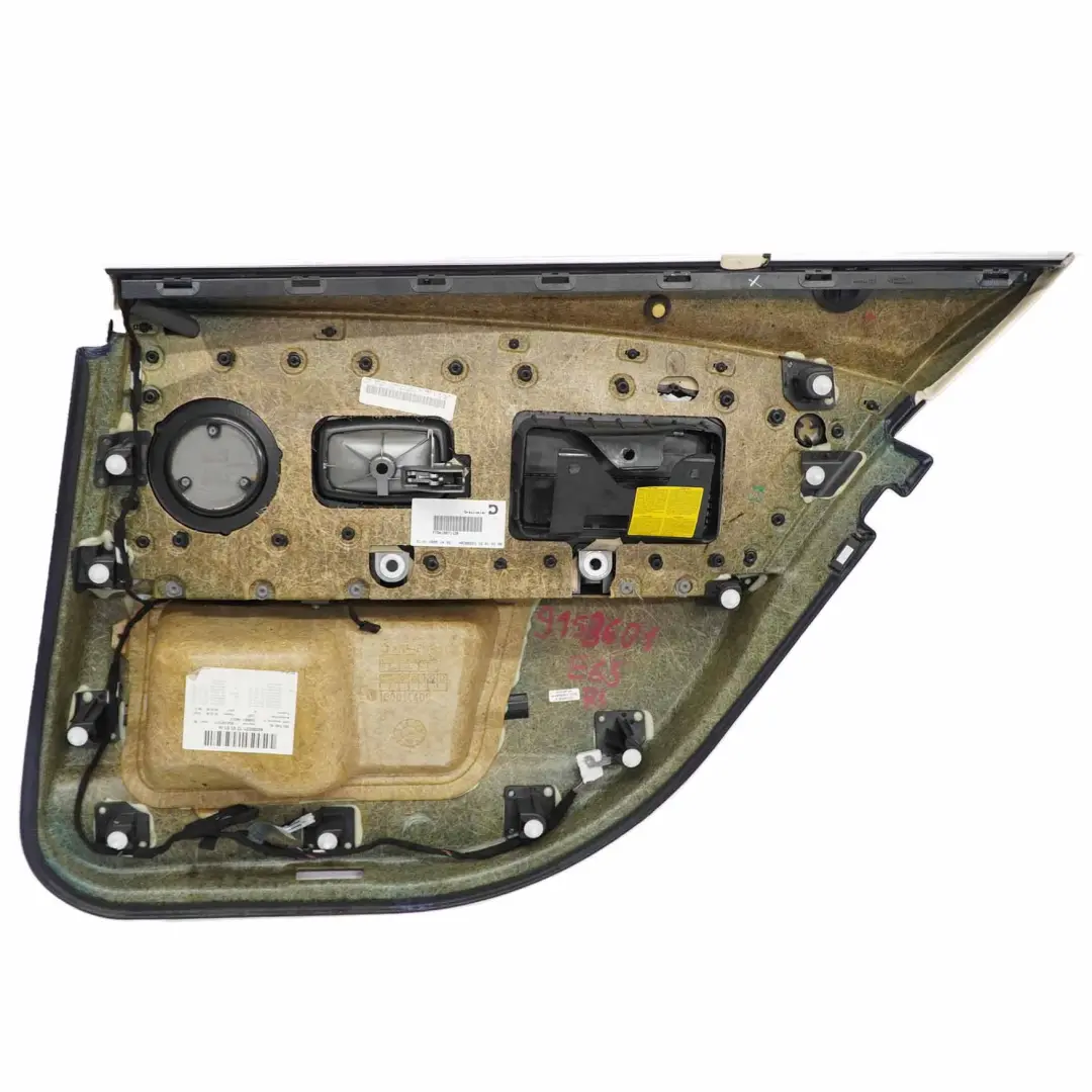 BMW E65 E66 Türkarte hinten links Türverkleidung Stafel Leder Creme Beige - SKU 9153601 - Teilenummer 9153601