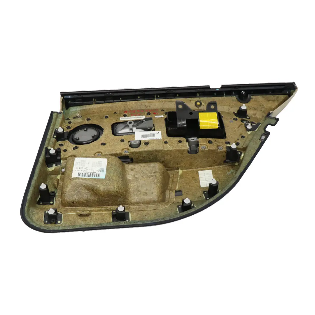 Scheda porta posteriore sinistra Pelle Crema Beige Rivestimento per BMW E65 con numero di parte 9153613 BMW E65 Scheda porta posteriore sinistra Pelle Crema Beige Rivestimento - SKU 9153613-1 - Numero di parte 9153613