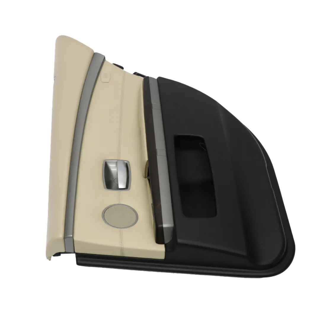Hinten Rechts Tür Karte Leder Creme Beige Futter Trim für BMW E65 mit Teilenummer 9153614 BMW E65 Hinten Rechts Tür Karte Leder Creme Beige Futter Trim - SKU 9153614-1 - Teilenummer 9153614