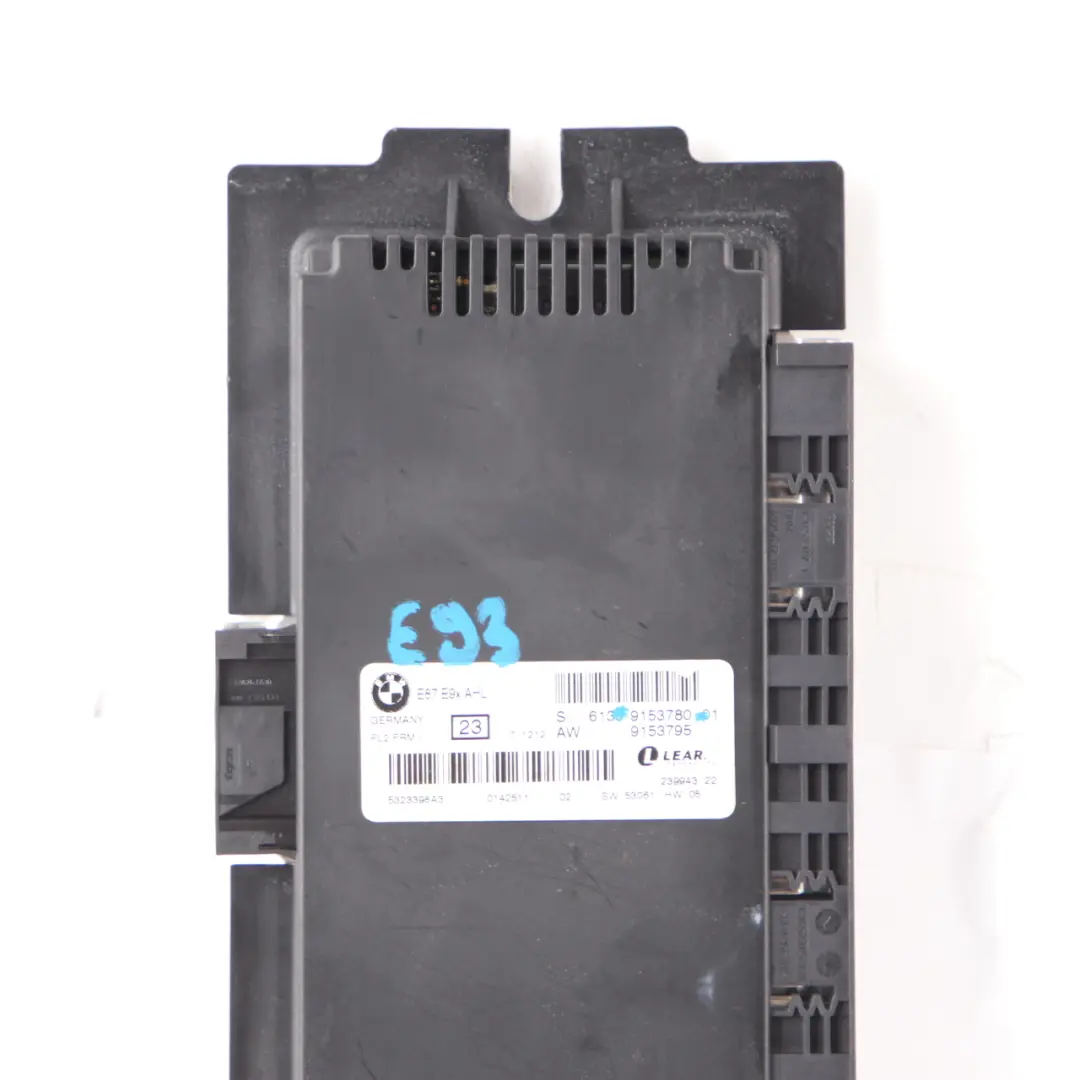 Footwell ECU Light Control Unit Module FRM II PL2 Lear to BMW E93 with Part number 9153780 BMW E93 Footwell ECU Light Control Unit Module FRM II PL2 Lear - SKU 9153780 - Part number 9153780