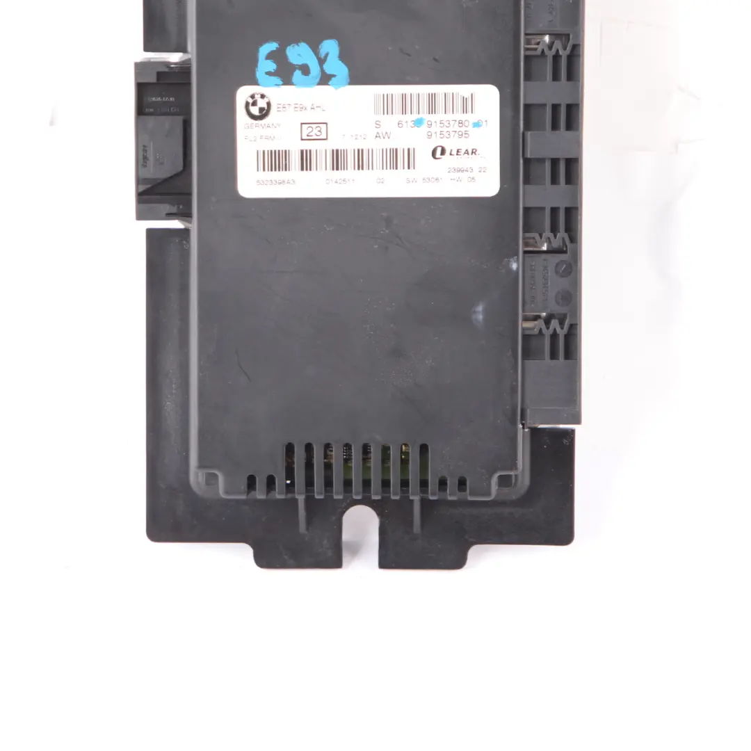 Sterownik Oświetlenia FRM II PL2 Lear do BMW E93 o numerze 9153780 BMW E93 Sterownik Oświetlenia FRM II PL2 Lear - SKU 9153780 - Numer Części 9153780