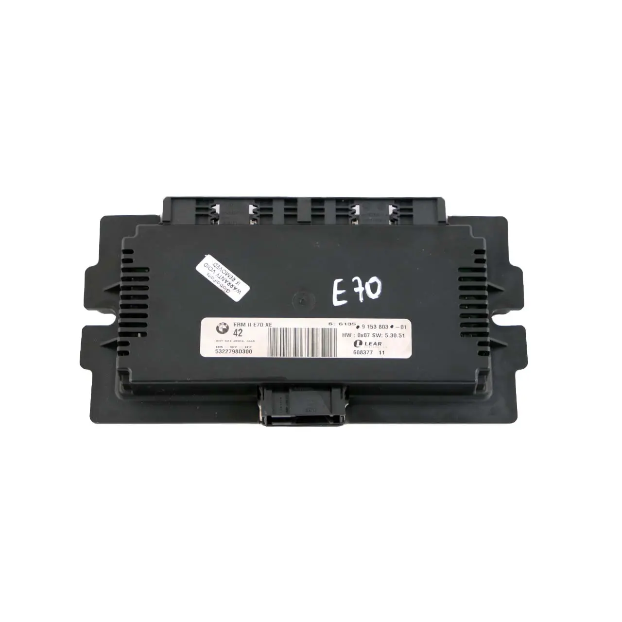 BMW X5 Series E70 Light Lightning Control Unit Module FRM II Lear 9153803