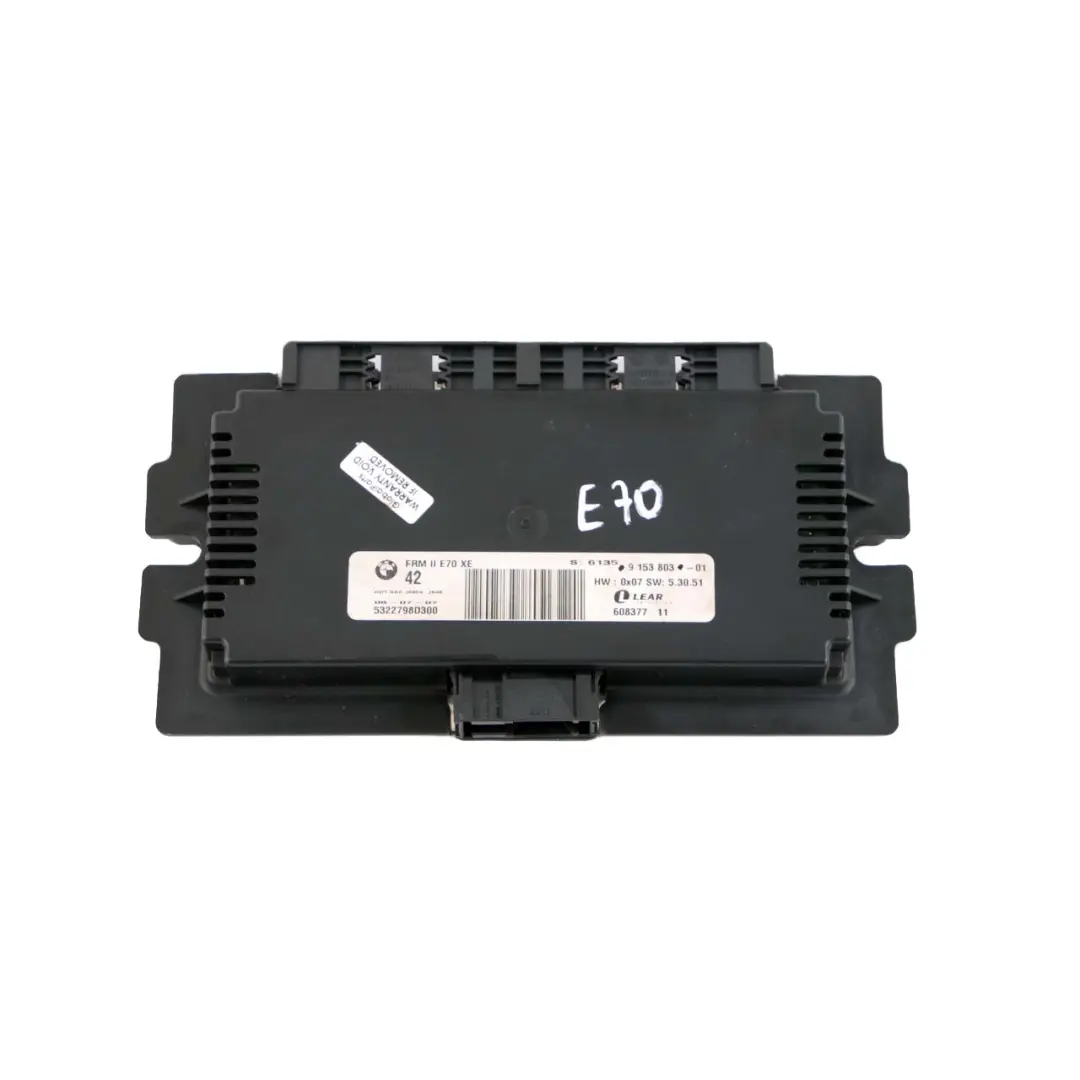 BMW X5 E70 Modulo unità di controllo luci FRM II Lear - SKU 9153803 - Numero di parte 9153803