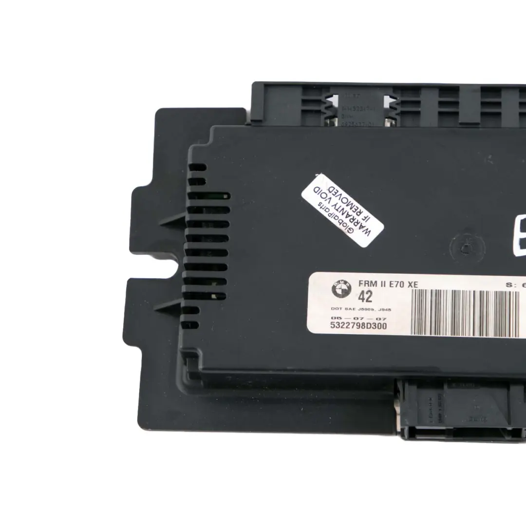 Luz Rayo Unidad De Control Modulo FRM II Lear para BMW E70 con número de pieza 9153803 BMW E70 Luz Rayo Unidad De Control Modulo FRM II Lear - SKU 9153803 - Número de pieza 9153803