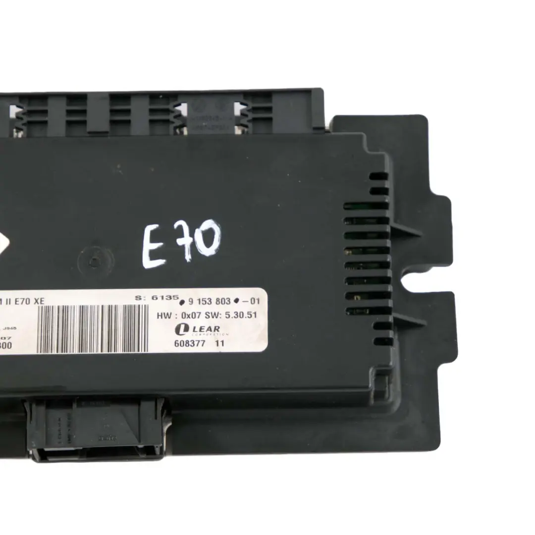 BMW X5 E70 Moduł Sterownik Świateł II Lear - SKU 9153803 - Numer Części 9153803