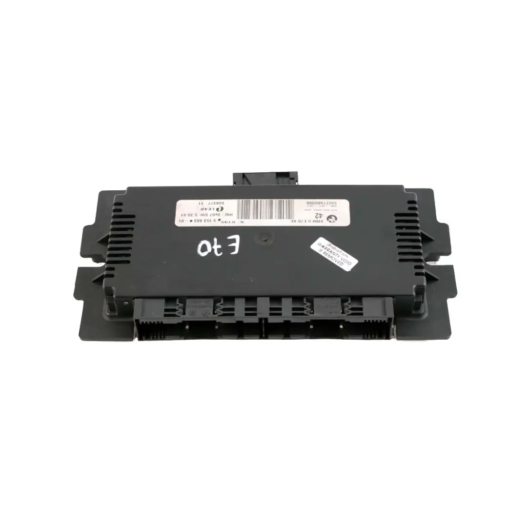 BMW X5 E70 Moduł Sterownik Świateł II Lear - SKU 9153803 - Numer Części 9153803