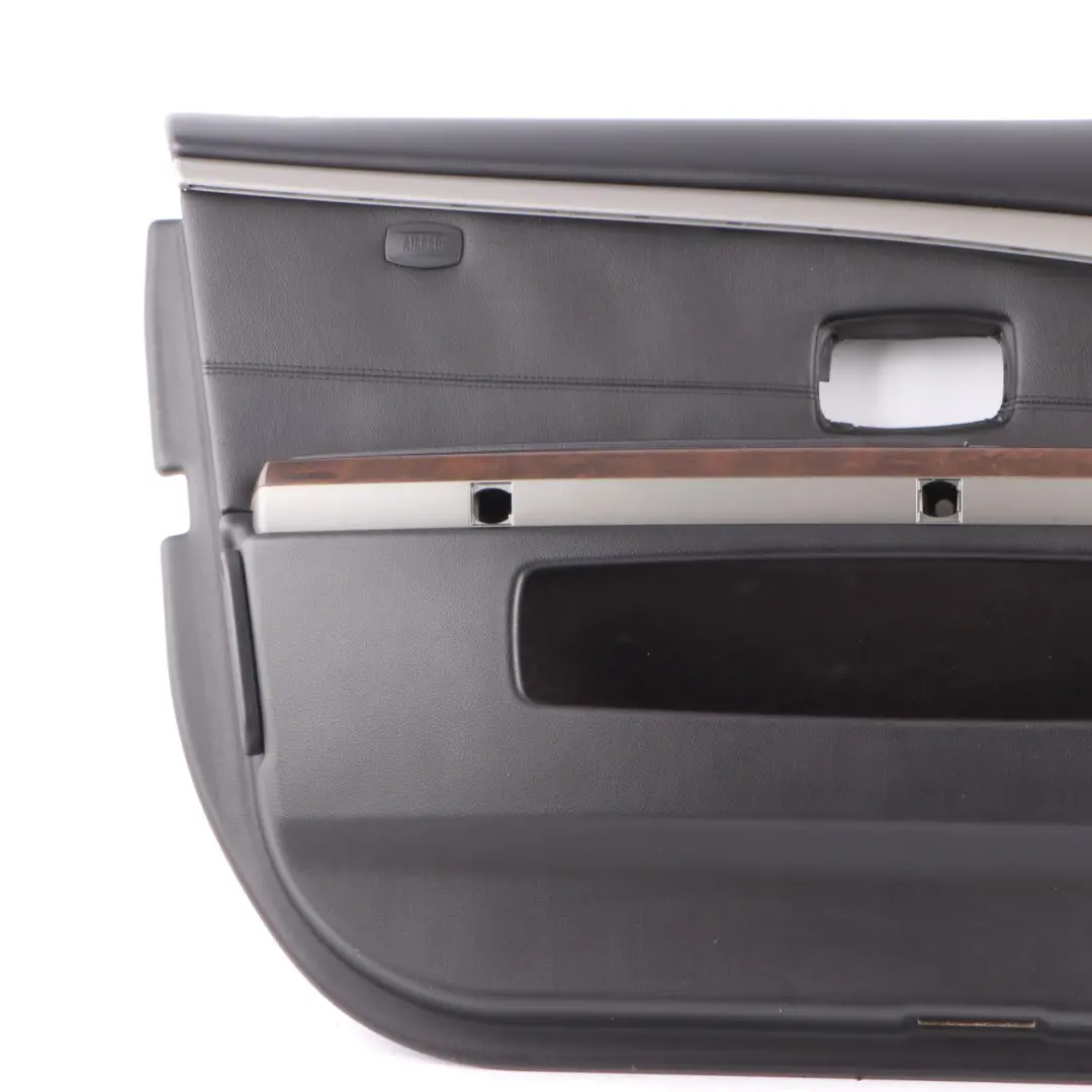 Door Card Front Left N/S Door Lining Trim Leather Nasca Black to BMW E65 E66 with Part number 9154457 BMW E65 E66 Door Card Front Left N/S Door Lining Trim Leather Nasca Black - SKU 9154457-1 - Part number 9154457