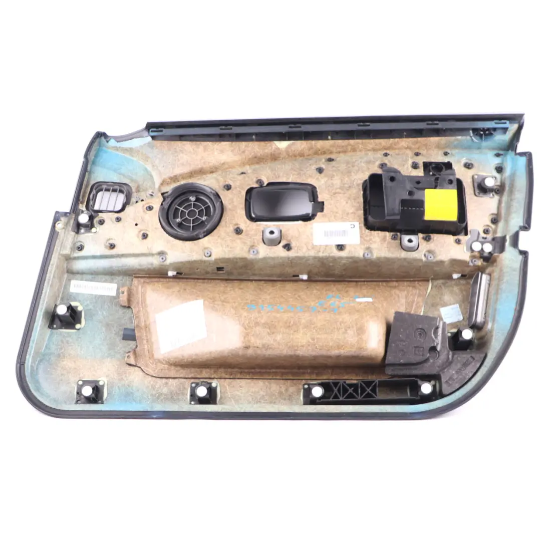 BMW E65 E66 Door Card Front Left N/S Door Lining Trim Leather Nasca Black - SKU 9154457-1 - Part number 9154457