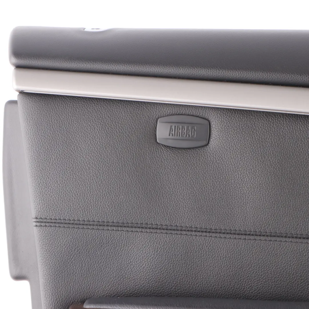 BMW E65 E66 Door Card Front Left N/S Door Lining Trim Leather Nasca Black - SKU 9154457-1 - Part number 9154457