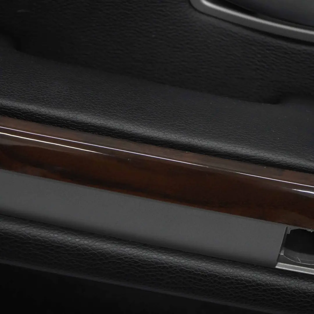 BMW E65 E66 Türverkleidung Abdeckung Vorne Links Leder Nasca Schwarz - SKU 9154457 - Teilenummer 9154457