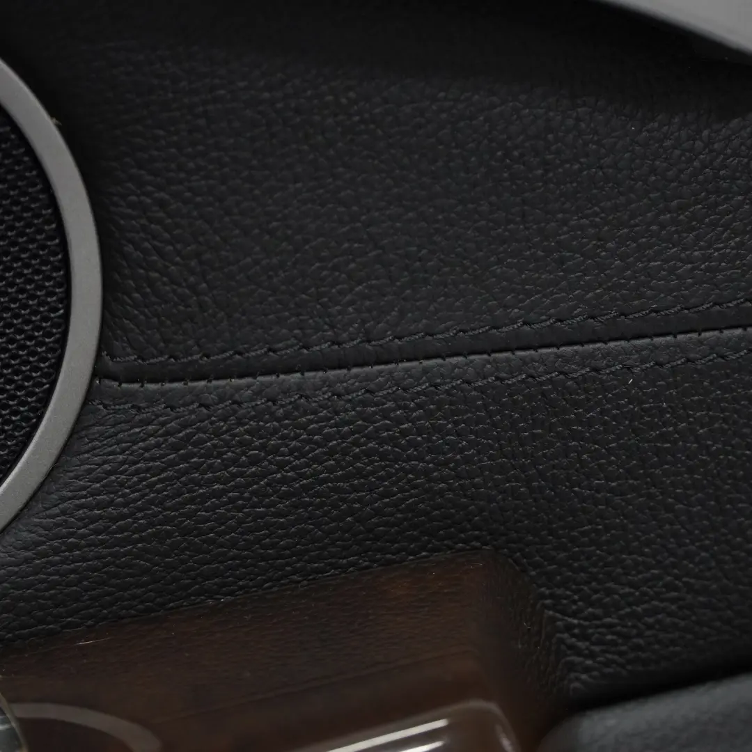 BMW E65 E66 Türverkleidung Abdeckung Vorne Links Leder Nasca Schwarz - SKU 9154457 - Teilenummer 9154457
