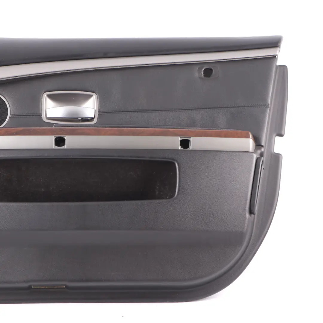 Door Card Front Right O/S Leather Nasca Black Lining Trim to BMW E65 E66 with Part number 9154458 BMW E65 E66 Door Card Front Right O/S Leather Nasca Black Lining Trim - SKU 9154458-1 - Part number 9154458