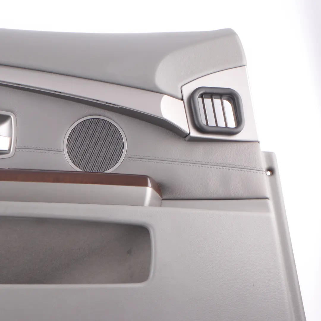 Door Card Front Left Door Lining Panel Leather Flanell Grey to BMW E65 E66 with Part number 9154459 BMW E65 E66 Door Card Front Left Door Lining Panel Leather Flanell Grey - SKU 9154459 - Part number 9154459