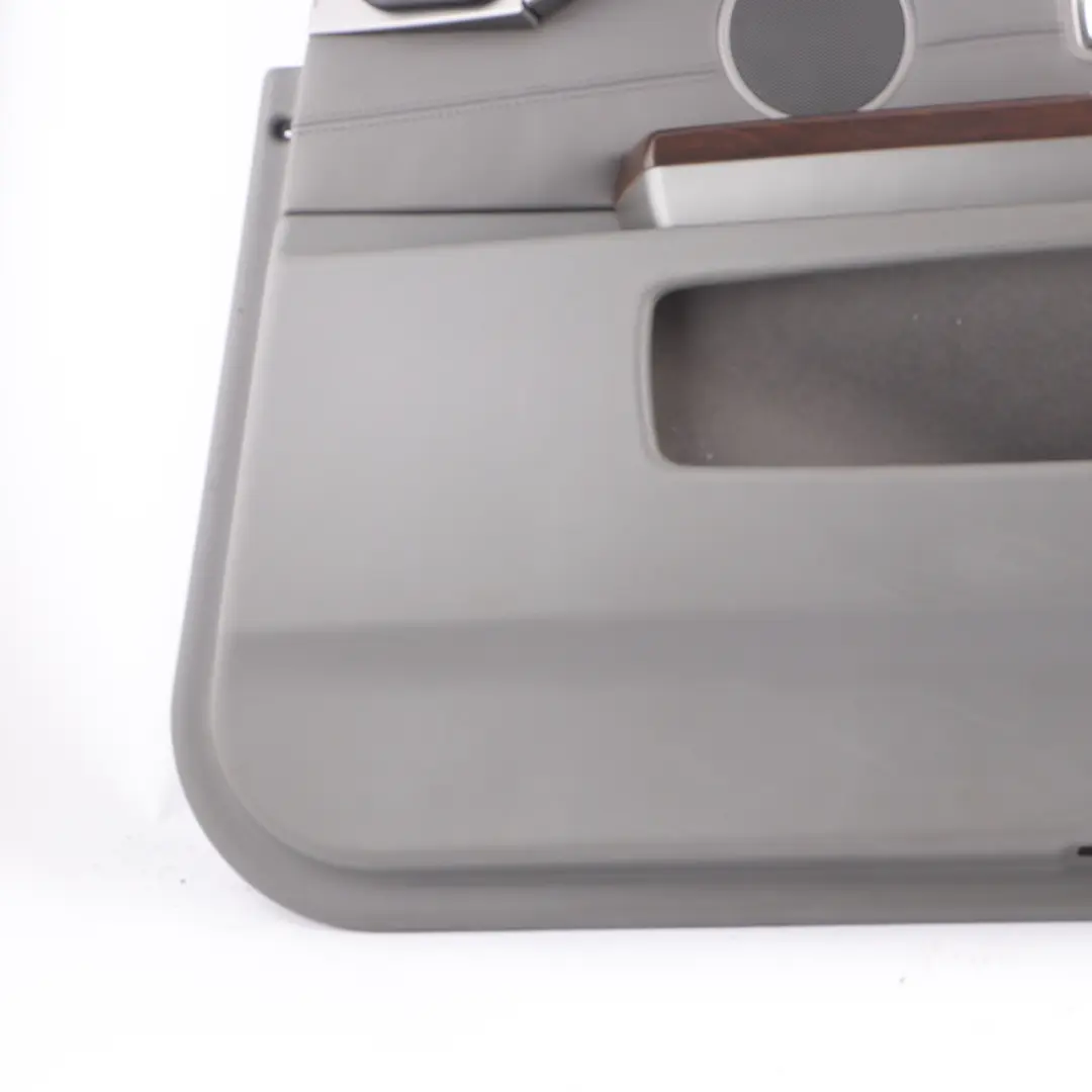 BMW E65 E66 Scheda Porta Anteriore Destra Fodera Pannello Pelle Flanell Grigio - SKU 9154460 - Numero di parte 9154460
