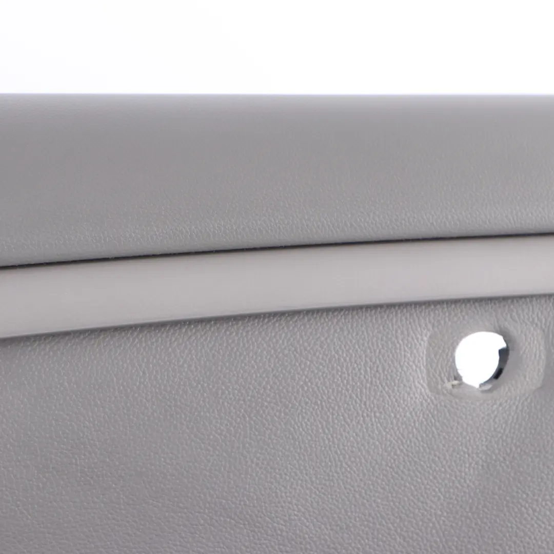 Scheda Porta Anteriore Destra Fodera Pannello Pelle Flanell Grigio per BMW E65 E66 con numero di parte 9154460 BMW E65 E66 Scheda Porta Anteriore Destra Fodera Pannello Pelle Flanell Grigio - SKU 9154460 - Numero di parte 9154460