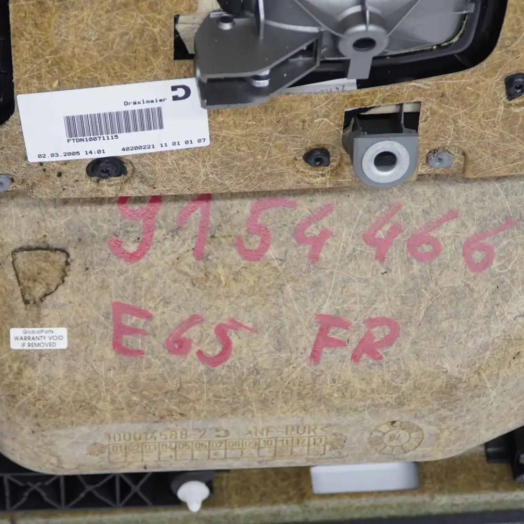 Türkarte vorne Rechts Türverkleidung Verkleidungstafel Leder Beige für BMW E65 E66 mit Teilenummer 9154466 BMW E65 E66 Türkarte vorne Rechts Türverkleidung Verkleidungstafel Leder Beige - SKU 9154466 - Teilenummer 9154466