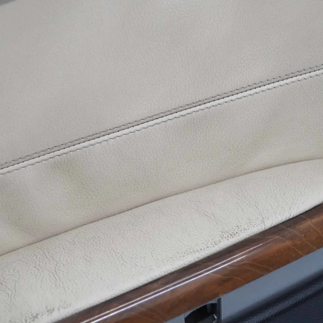 BMW E65 E66 Door Card Front Right O/S Door Lining Trim Panel Leather Cream Beige - SKU 9154466 - Part number 9154466