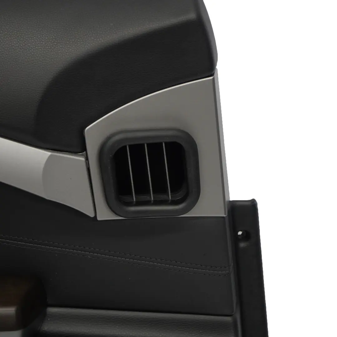 BMW E65 E66 Door Card Front Left N/S Door Lining Trim Panel Black Leather Pearl - SKU 9154471 - Part number 9154471