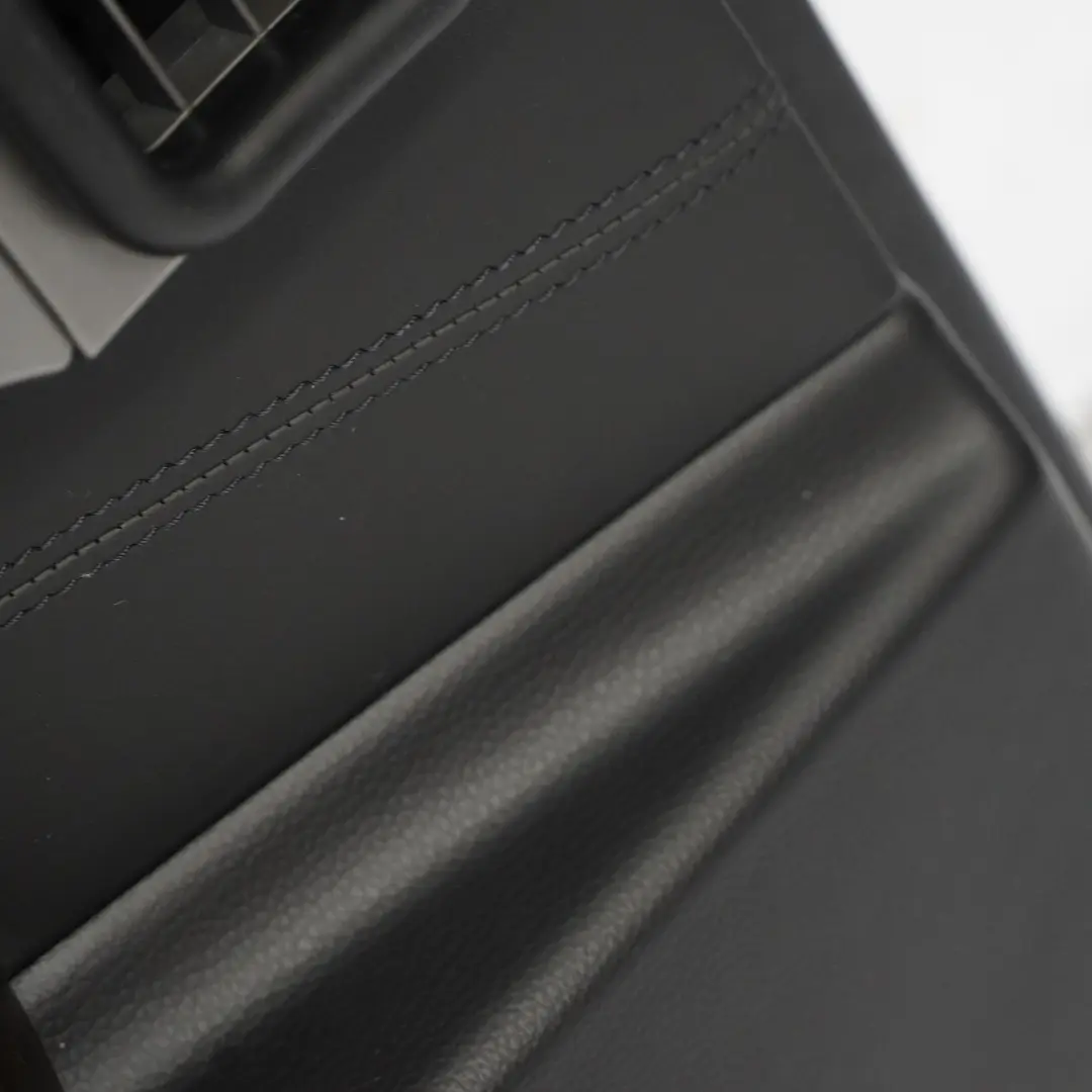 BMW E65 E66 Scheda Porta Anteriore Sinistra Pannello Rivestimento Pelle Nera - SKU 9154471 - Numero di parte 9154471