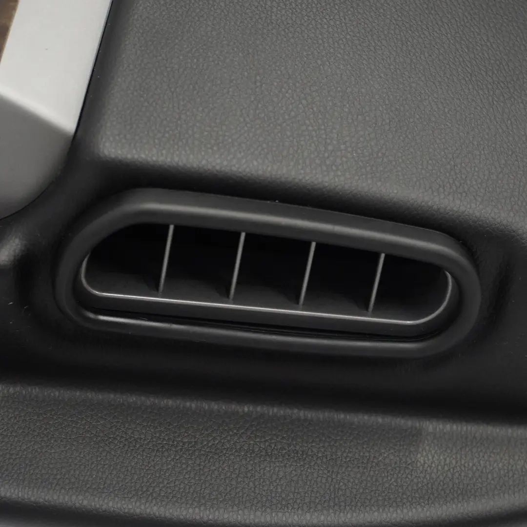 BMW E65 E66 Scheda Porta Anteriore Sinistra Pannello Rivestimento Pelle Nera - SKU 9154471 - Numero di parte 9154471