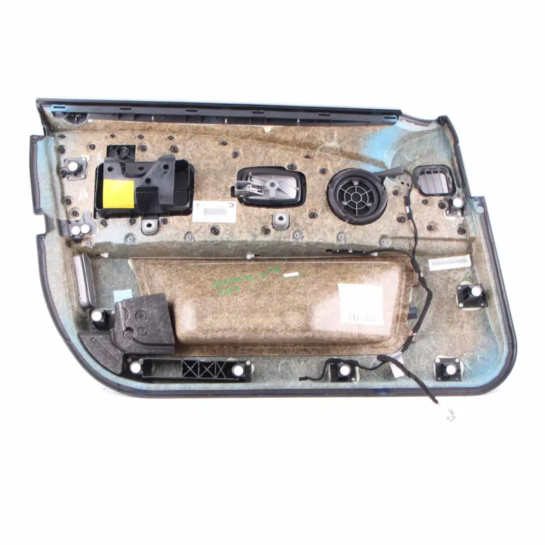 Door Card Front Right O/S Door Lining Trim Panel Black Leather Pearl to BMW E65 E66 with Part number 9154472 BMW E65 E66 Door Card Front Right O/S Door Lining Trim Panel Black Leather Pearl - SKU 9154472-1 - Part number 9154472