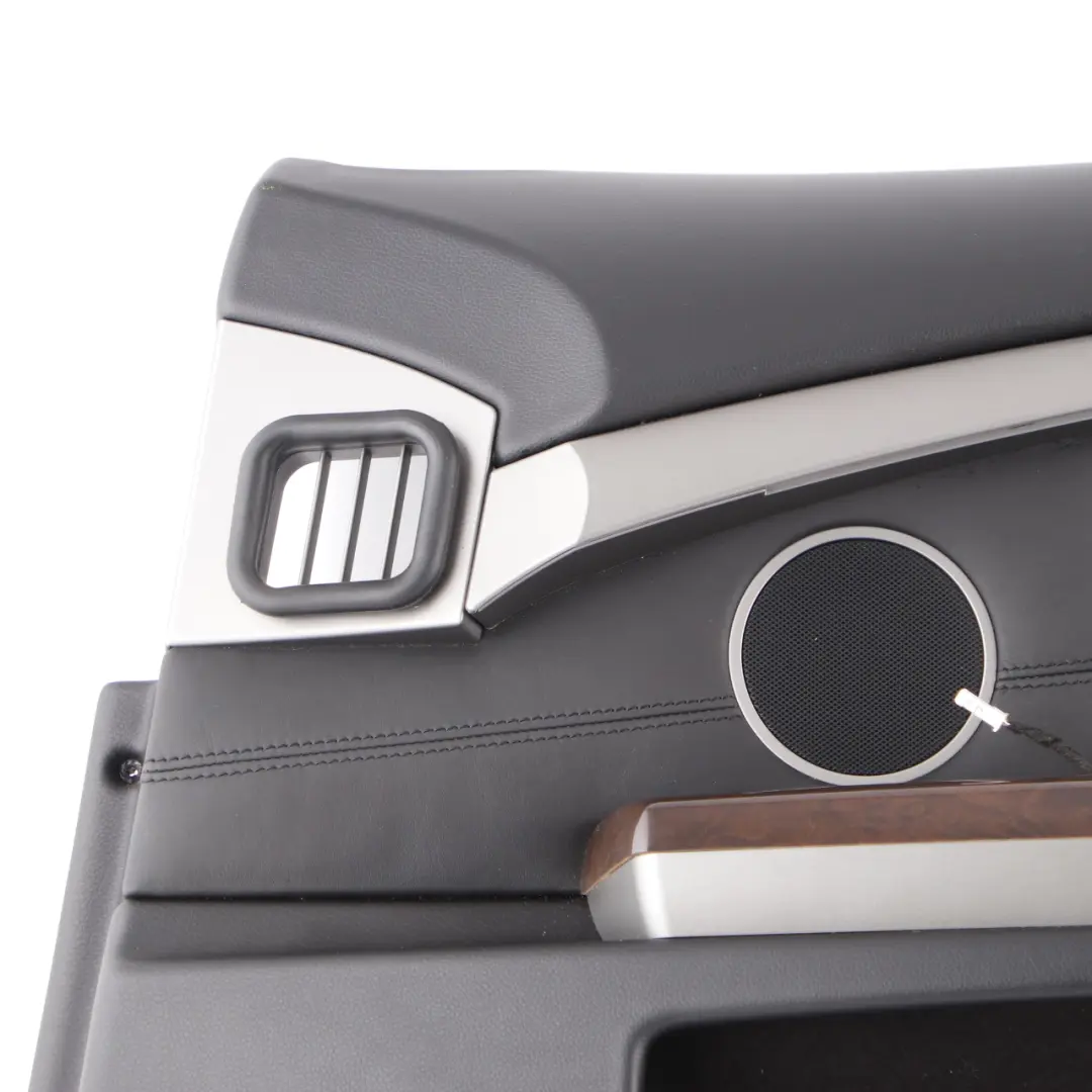 BMW E65 E66 Door Card Front Right O/S Door Lining Trim Panel Black Leather Pearl - SKU 9154472-1 - Part number 9154472