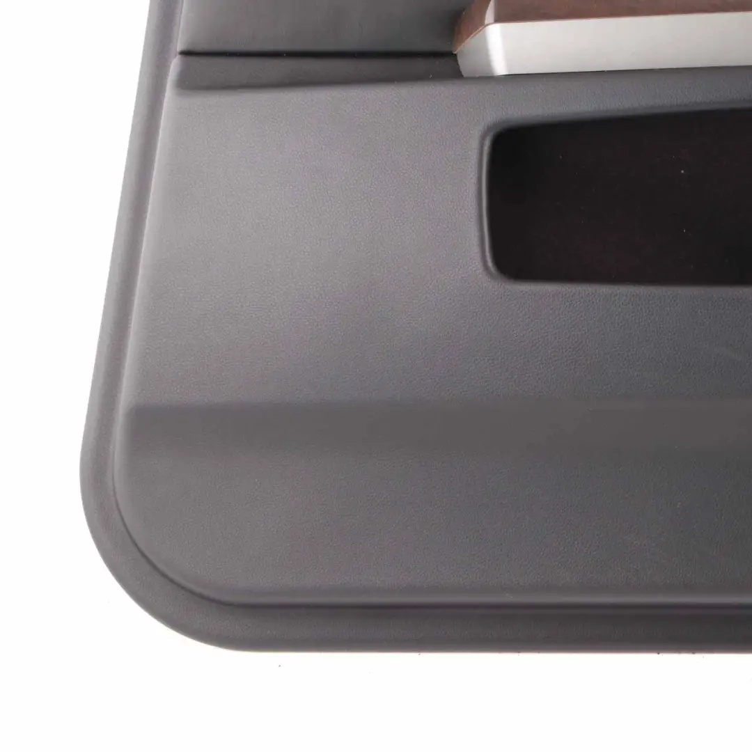 BMW E65 E66 Door Card Front Right O/S Door Lining Trim Panel Black Leather Pearl - SKU 9154472-1 - Part number 9154472
