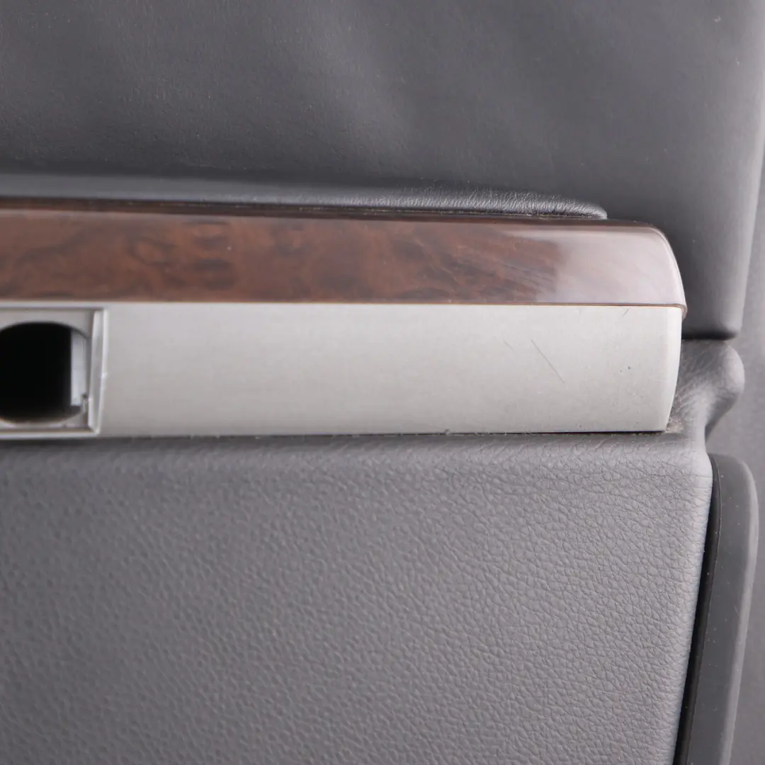 Door Card Front Right O/S Door Lining Trim Panel Black Leather Pearl to BMW E65 E66 with Part number 9154472 BMW E65 E66 Door Card Front Right O/S Door Lining Trim Panel Black Leather Pearl - SKU 9154472-1 - Part number 9154472