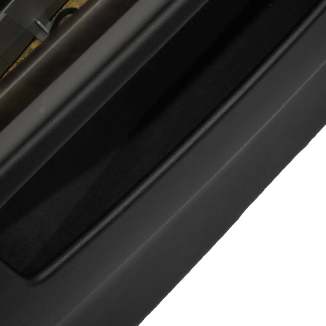 BMW E65 E66 Scheda Porta Anteriore Destra Pannello Rivestimento Pelle Nera - SKU 9154472 - Numero di parte 9154472