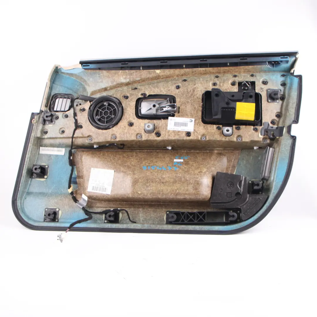 Door Card Front Left N/S Door Lining Trim Panel Leather Pearl Beige to BMW E65 E66 with Part number 9154477 BMW E65 E66 Door Card Front Left N/S Door Lining Trim Panel Leather Pearl Beige - SKU 9154477 - Part number 9154477