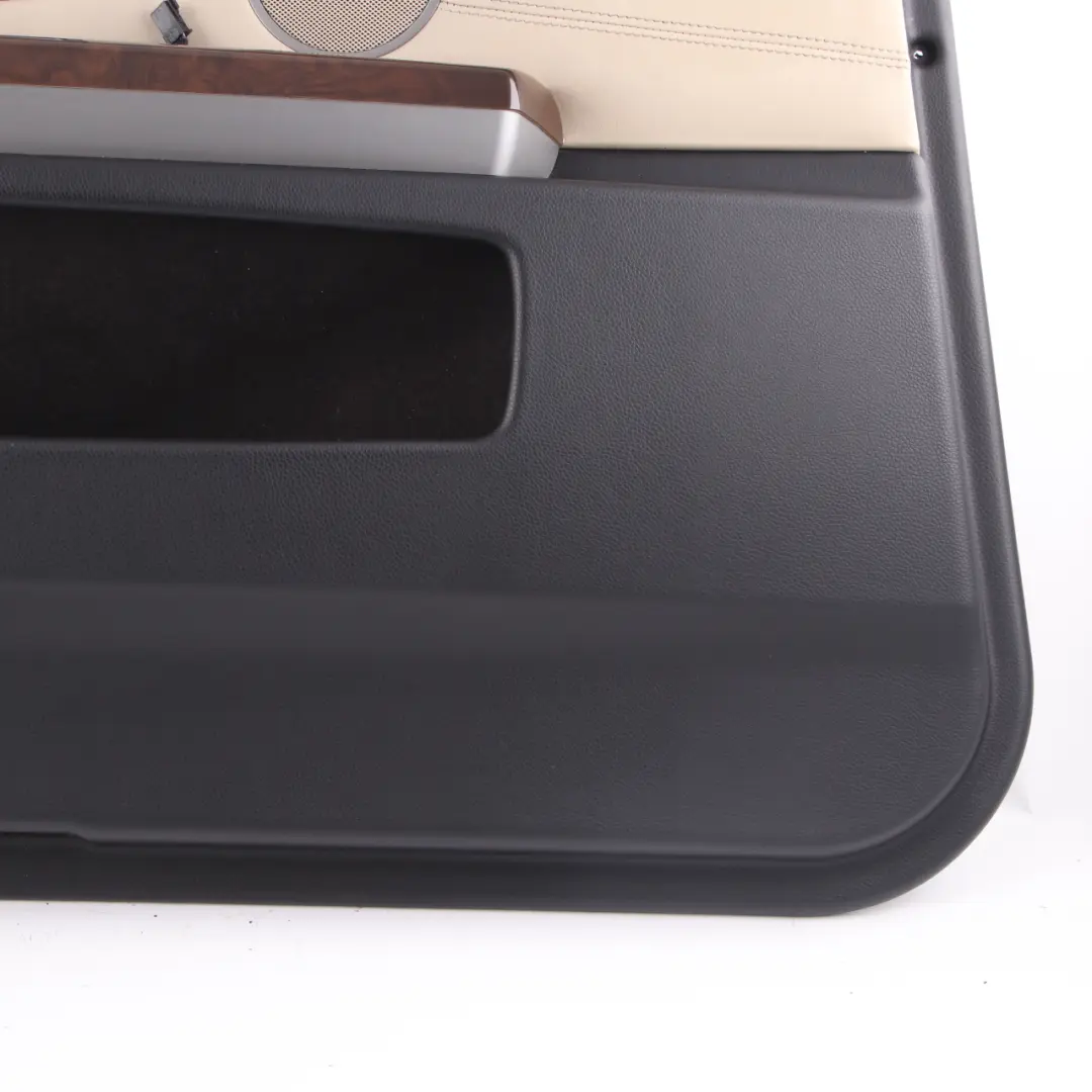 BMW E65 E66 Door Card Front Left N/S Door Lining Trim Panel Leather Pearl Beige - SKU 9154477 - Part number 9154477