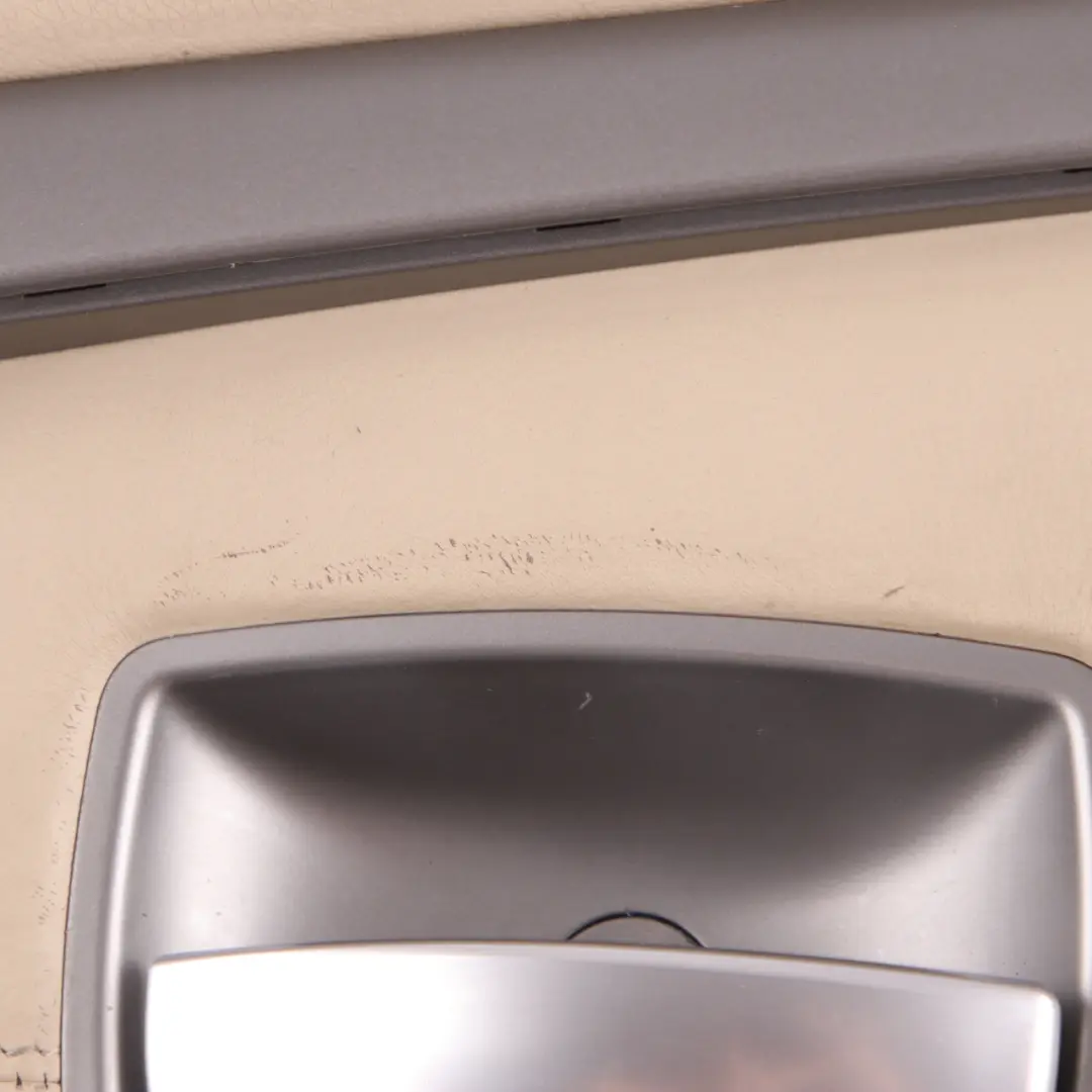 BMW E65 E66 Door Card Front Right O/S Door Lining Trim Panel Leather Pearl Beige - SKU 9154478 - Part number 9154478