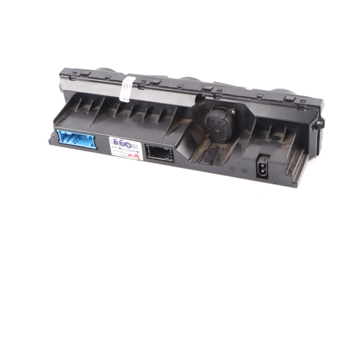 Con Heater Climate Control A/C Unit Switch Panel to BMW E60 E61 LCI Air with Part number 9155649 BMW E60 E61 LCI Air Con Heater Climate Control A/C Unit Switch Panel - SKU 9155649-1 - Part number 9155649