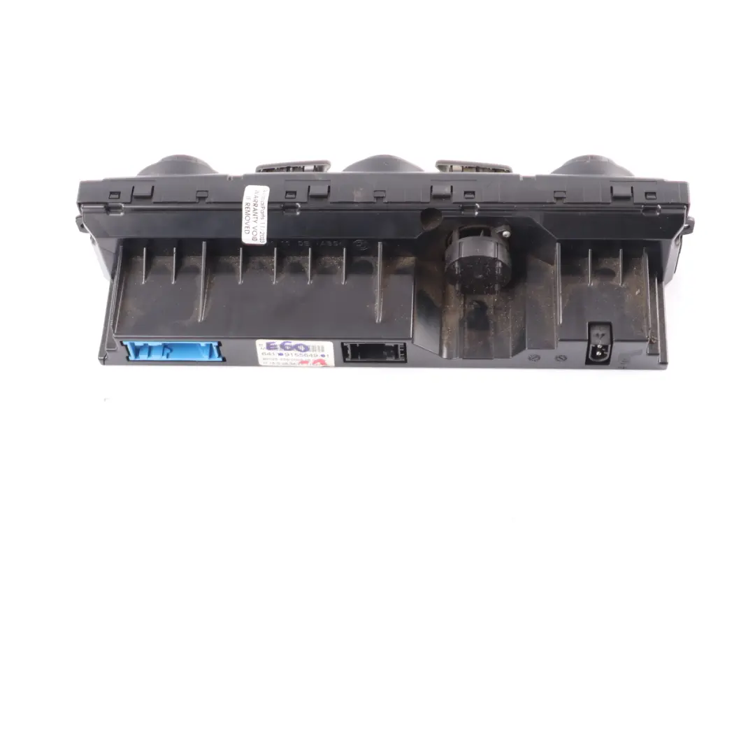 Con Heater Climate Control A/C Unit Switch Panel to BMW E60 E61 LCI Air with Part number 9155649 BMW E60 E61 LCI Air Con Heater Climate Control A/C Unit Switch Panel - SKU 9155649-1 - Part number 9155649