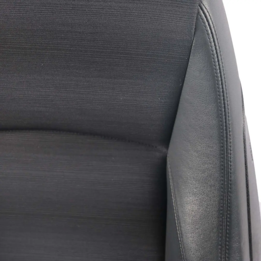 BMW E90 E91 M Sport Black Leather / Cloth Interior Front Left N/S Seat Citrus - SKU 9155943 - Part number 9155943