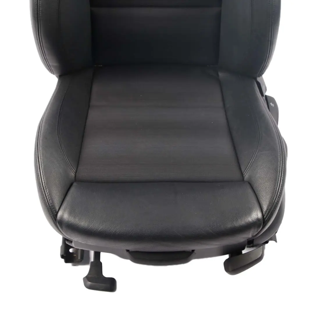 Leather / Cloth Interior Front Left N/S Seat Citrus to BMW E90 E91 M Sport Black with Part number 9155943 BMW E90 E91 M Sport Black Leather / Cloth Interior Front Left N/S Seat Citrus - SKU 9155943 - Part number 9155943
