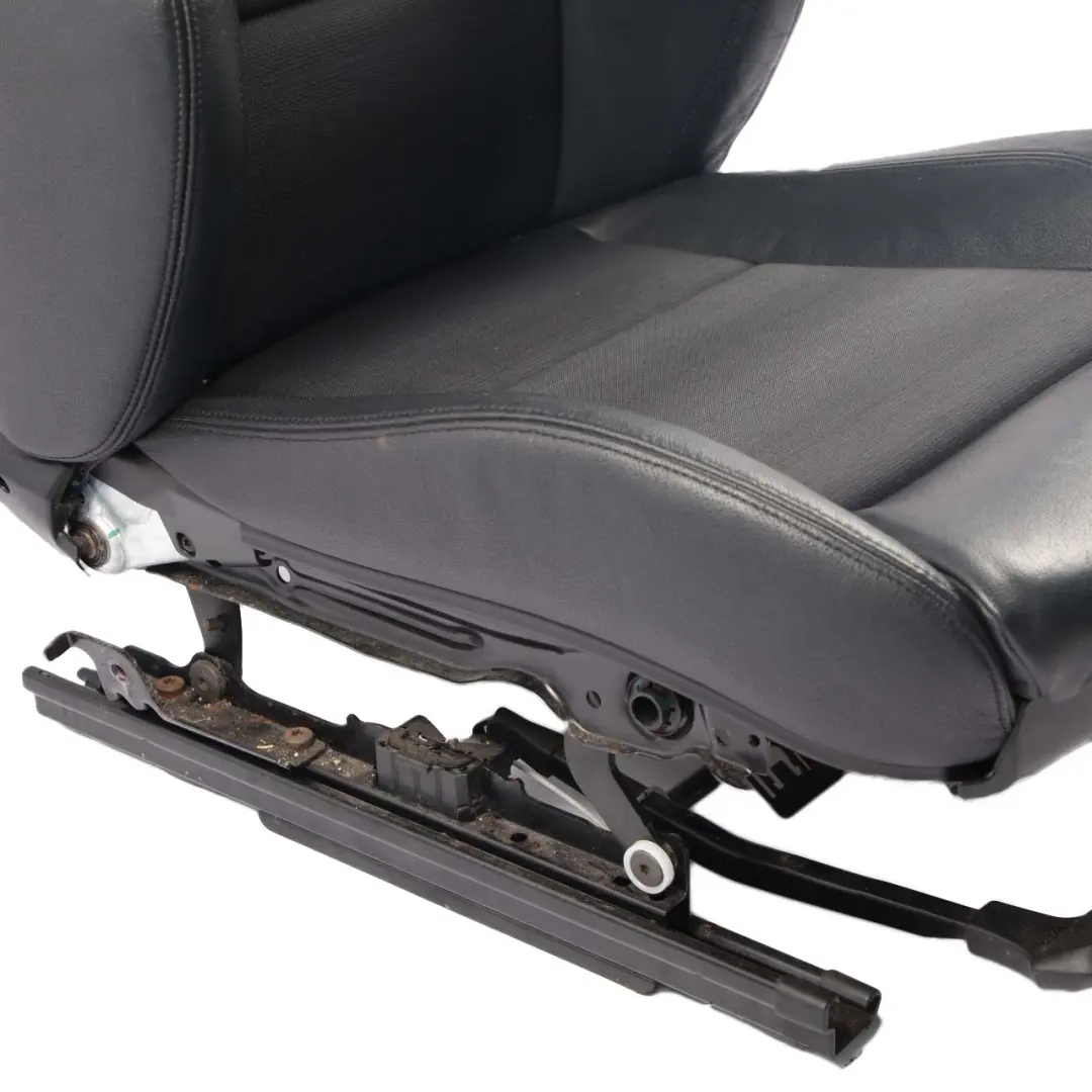 Leather / Cloth Interior Front Left N/S Seat Citrus to BMW E90 E91 M Sport Black with Part number 9155943 BMW E90 E91 M Sport Black Leather / Cloth Interior Front Left N/S Seat Citrus - SKU 9155943 - Part number 9155943