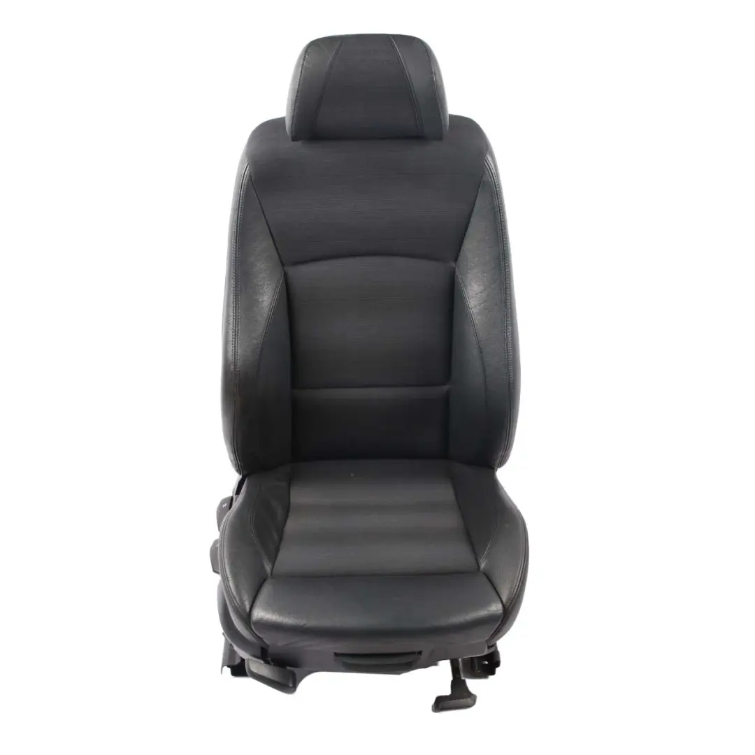 BMW E90 E91 M Sport Black Leather / Cloth Interior Front Right O/S Seat Citrus - SKU 9155944 - Part number 9155944