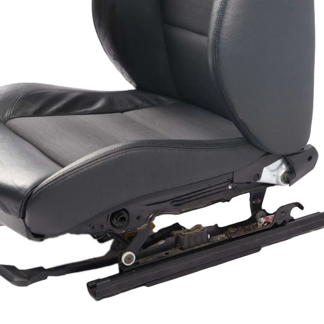 BMW E90 E91 M Sport Black Leather / Cloth Interior Front Right O/S Seat Citrus - SKU 9155944 - Part number 9155944