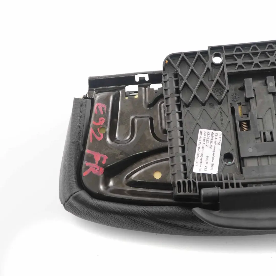 Vordersitz Leder Oberschenkel Unterstützung Träger beheizt für BMW E90 Sport mit Teilenummer 9155976 BMW E90 Sport Vordersitz Leder Oberschenkel Unterstützung Träger beheizt - SKU 9155976-1 - Teilenummer 9155976