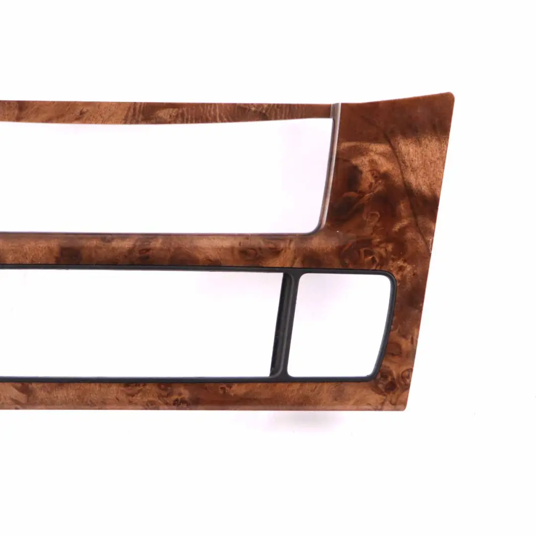 BMW E60 E61 LCI Cover Trim Panel Dashboard Frame Wood Poplar Light - SKU 9156031 - Part number 9156031