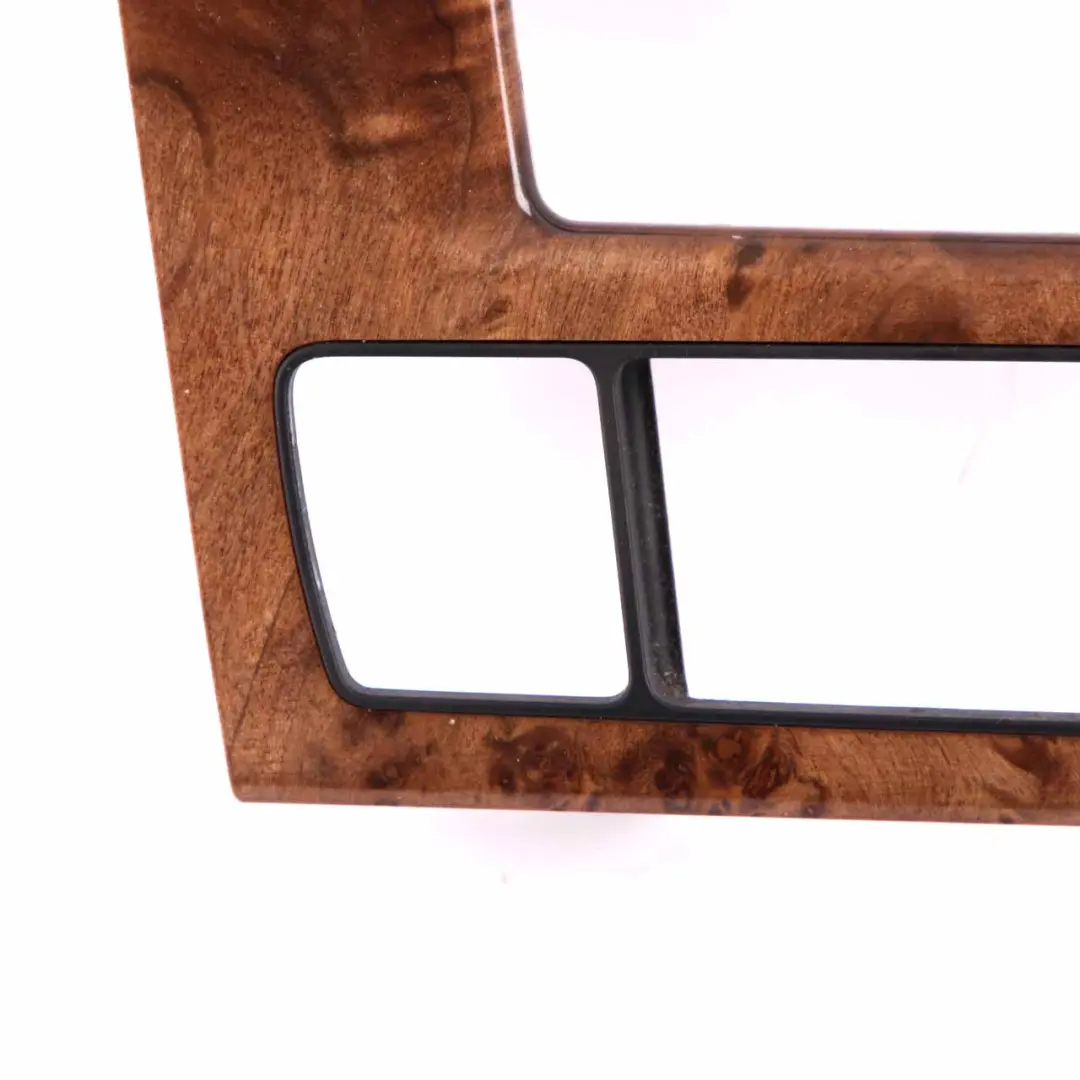 BMW E60 E61 LCI Cover Trim Panel Dashboard Frame Wood Poplar Light - SKU 9156031 - Part number 9156031