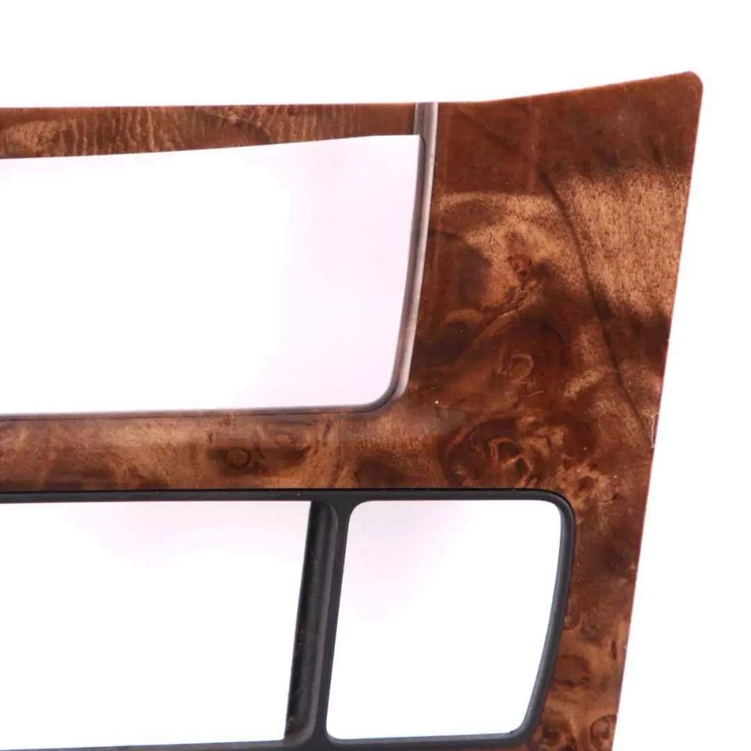 BMW E60 E61 LCI Cover Trim Panel Dashboard Frame Wood Poplar Light - SKU 9156031 - Part number 9156031